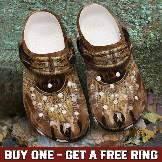 Native Spirit Clogs – Walk with Strength & Heritage