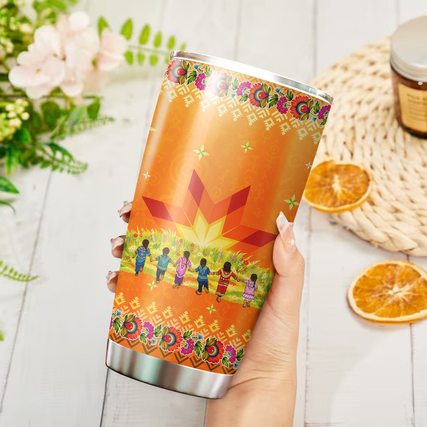 Every Child Matters Kids Together Tumbler - Insulated Coffee Mug