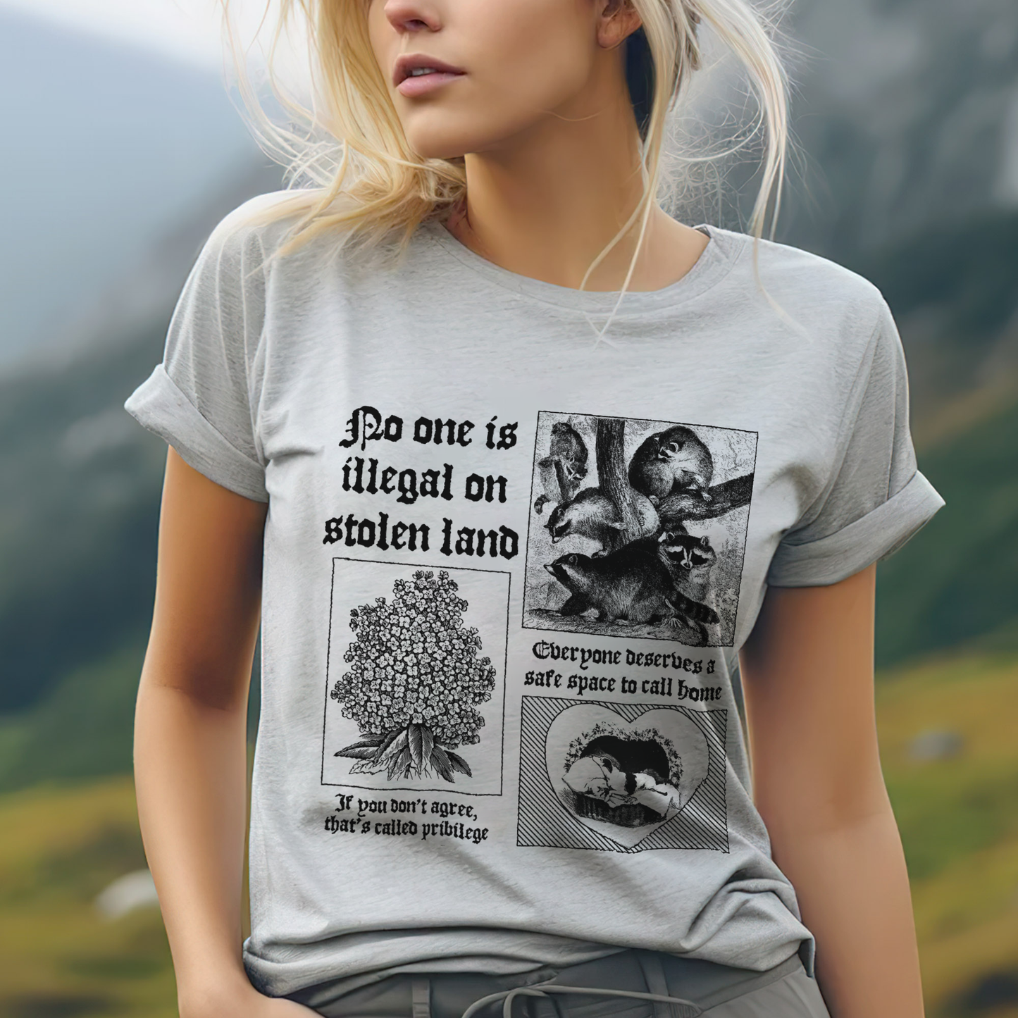NO ONE IS ILLEGAL ON STOLEN LAND