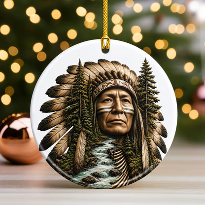 Voice of the Wilderness Native Christmas Ornament – Inspired Heritage Holiday Keepsake