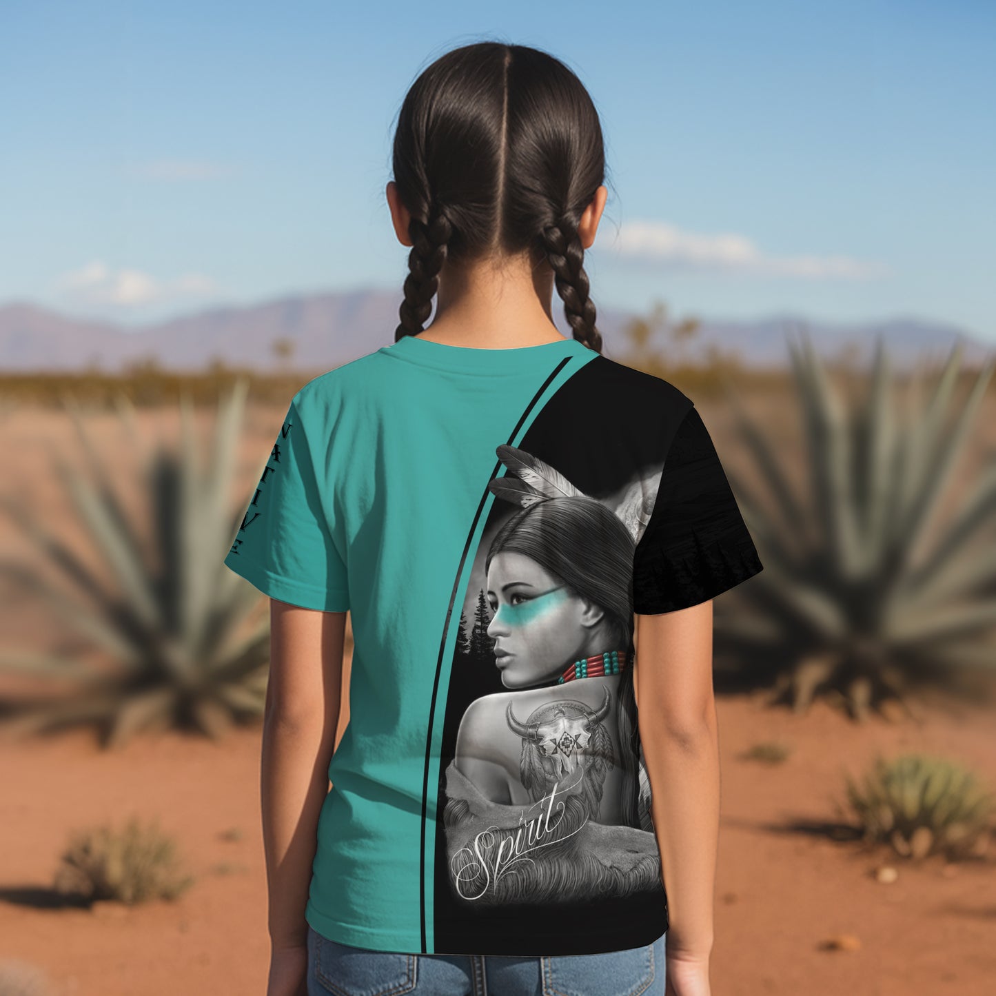 3D T-Shirt  Native Woman