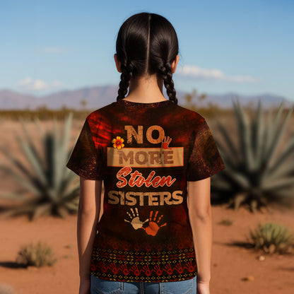 3D T-Shirt " MMIW No More Stolen Sisters"