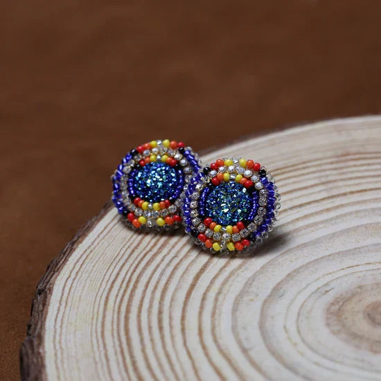 SALE 50% OFF - Around Earrings Beaded Handmade Earrings For Women