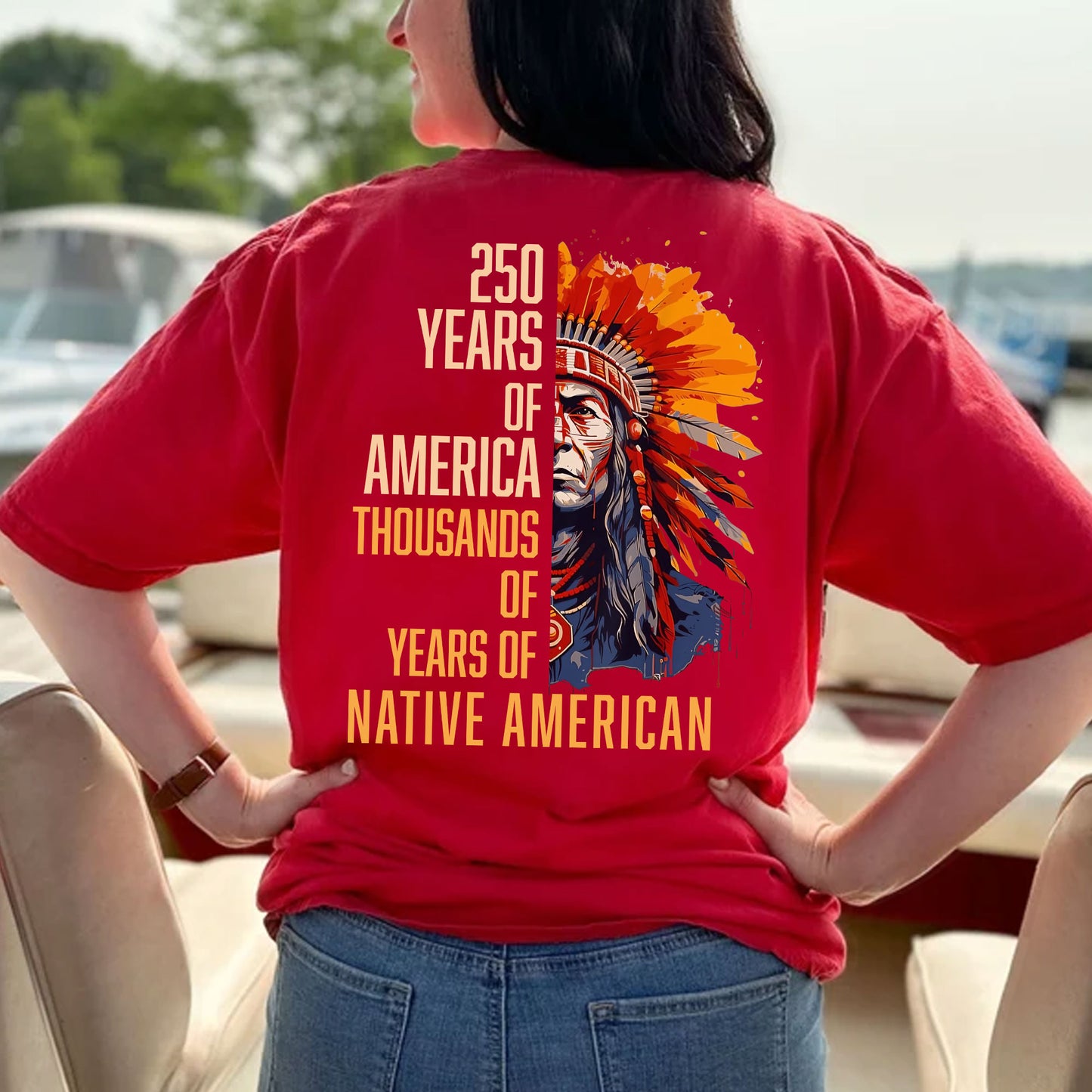 Native Pride - 250 Years of America "Thousands of Years of Native American" - Two Sides