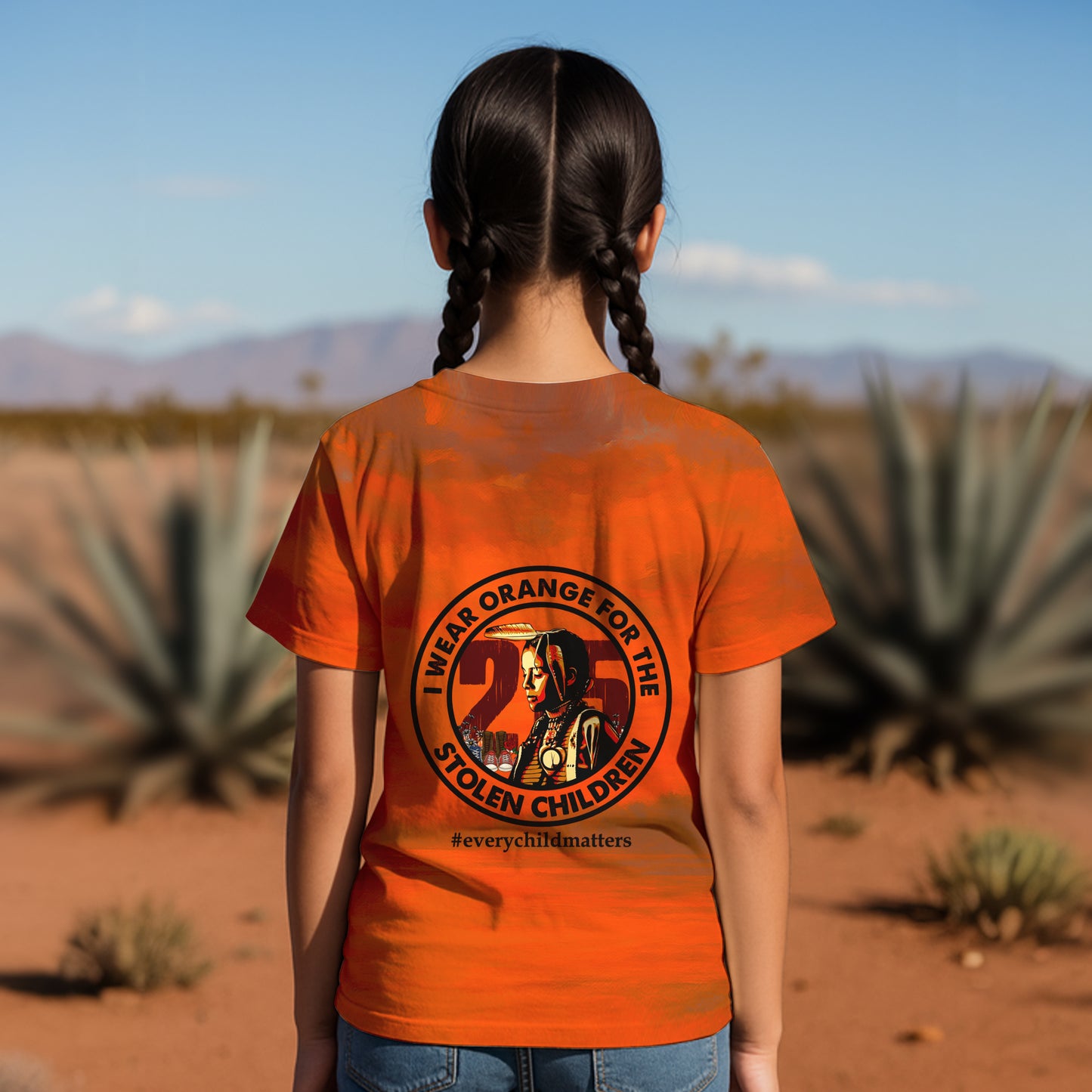 3D T-Shirt for the Silenced – Every Child Still Matters - I Wear Orange For The 215 Stolen Children