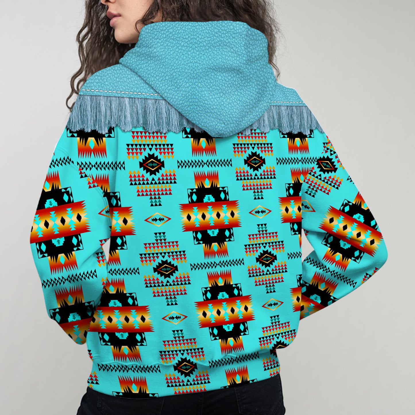 Native American Spirit Bear Hoodie – Bold 3D Tribal Streetwear