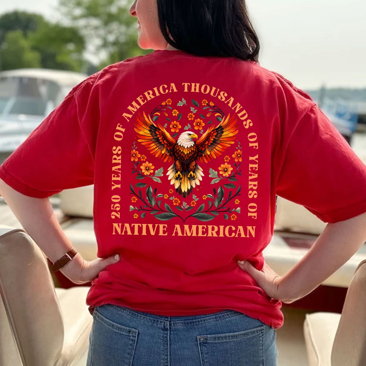 Native Pride - 250 Years of America "Thousands of Years of Native American" - Two Sides
