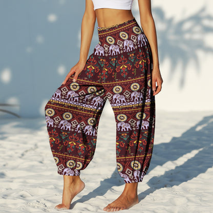 Elephant Harem Pants – Yoga Boho Clothes with Pockets 23