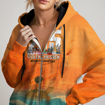 Every Child Matters For Orange Shirt Day 3D Hoodie