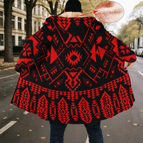 Red Pattern Native Cloak WCS