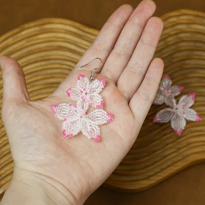 Native Blossom Beadwork Earrings