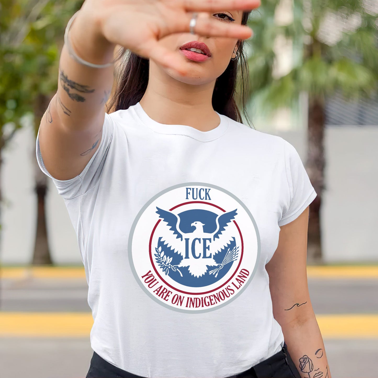 YOU ARE ON INDIGENOUS LAND - One Sides Unisex T-Shirt/T-Shirt V-Neck/Hoodie/Sweatshirt