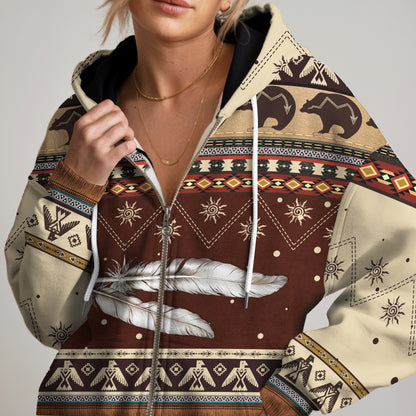 Pattern Bear All Over Print Graphic Native American Style 10