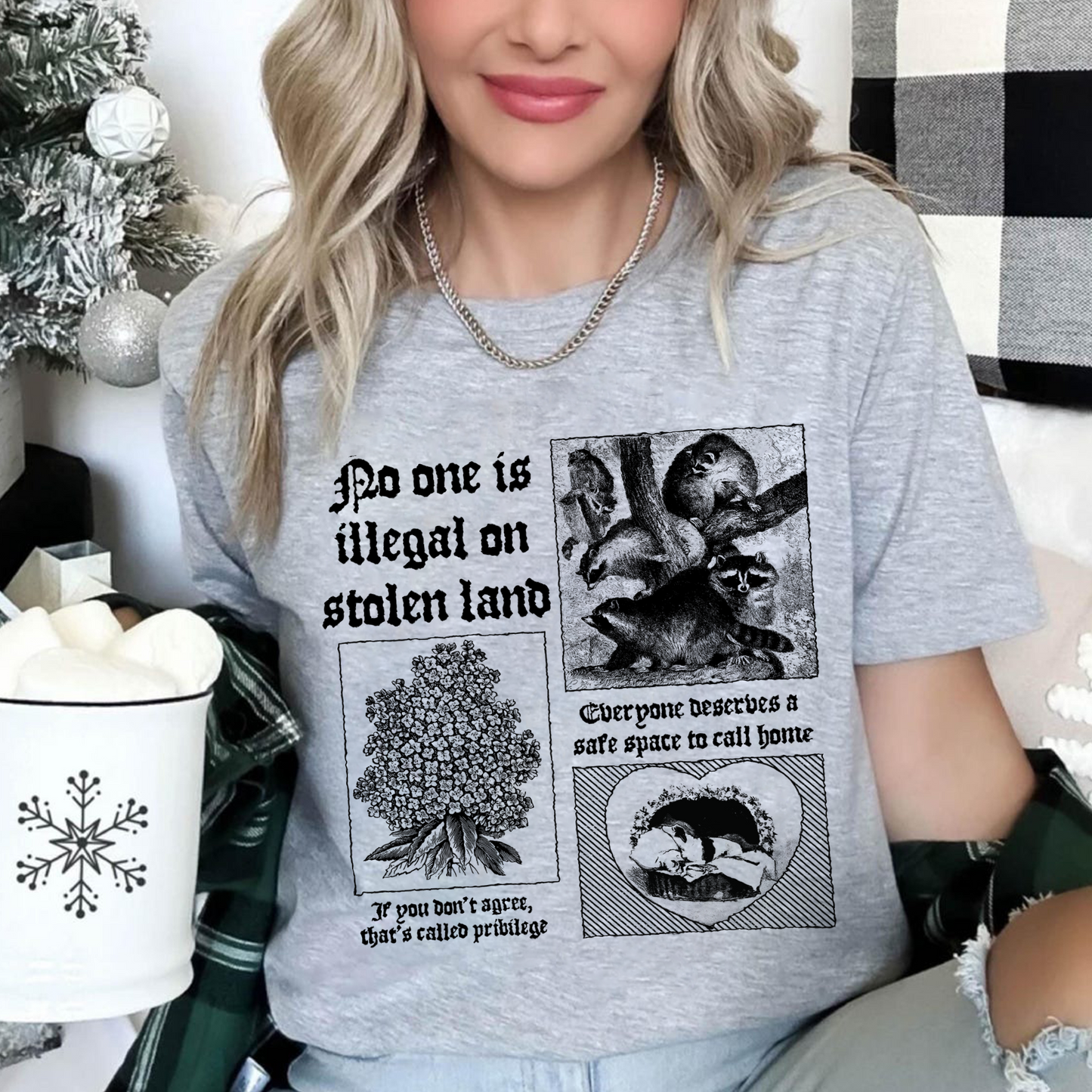 NO ONE IS ILLEGAL ON STOLEN LAND