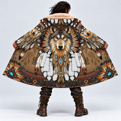 3D Dream Cloak Wolf Power Native - Moon Howl Cloak The Spirit of the Purple Night