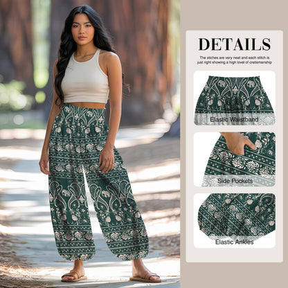 Elephant Harem Pants – Yoga Boho Clothes with Pockets 21