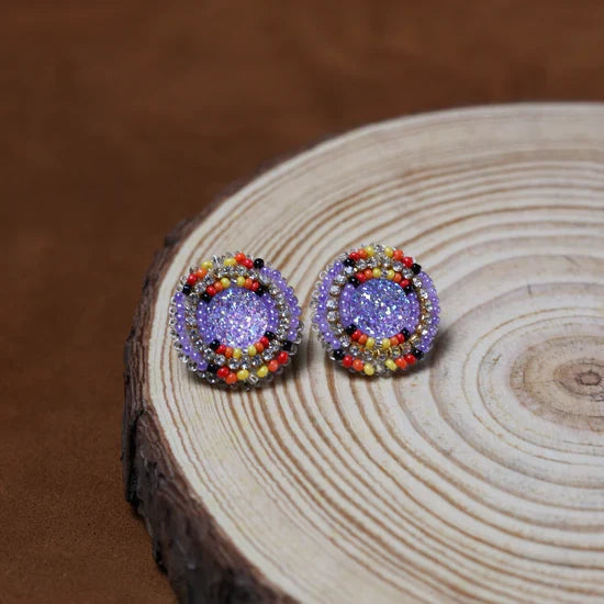 SALE 50% OFF - Around Earrings Beaded Handmade Earrings For Women