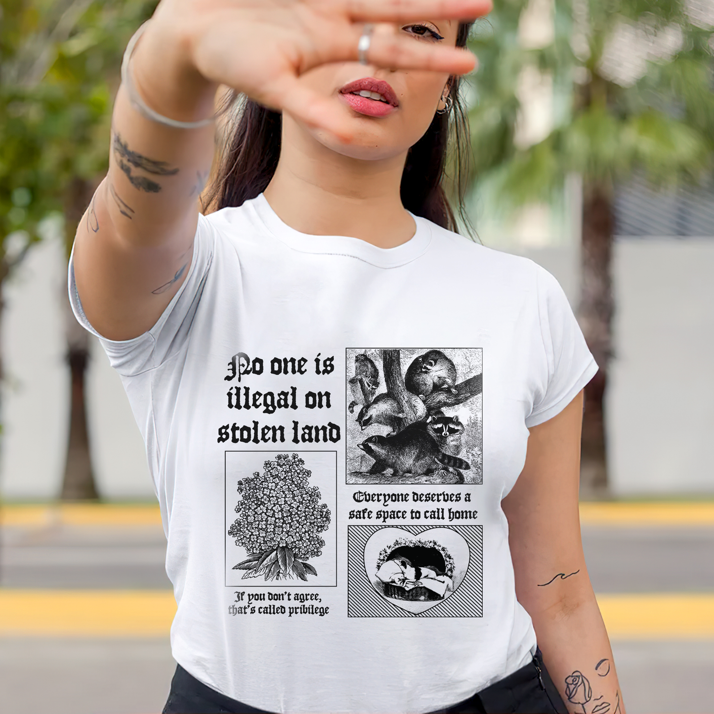 NO ONE IS ILLEGAL ON STOLEN LAND