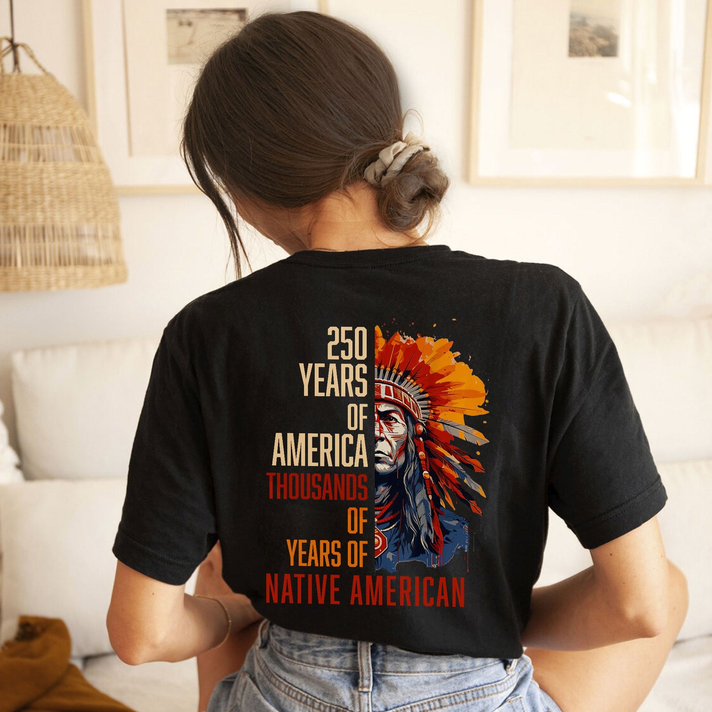 Native Pride - 250 Years of America "Thousands of Years of Native American" - Two Sides