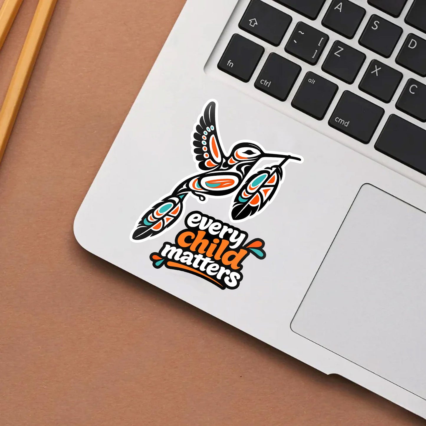 Every Child Matters Hummingbird - Vinyl Decal Orange Shirt Day Awareness
