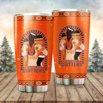 Every Child Matters Mother & Child - Native American Tumbler Stainless Steel Drinking Cup