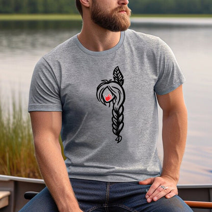 MMIW American Native Black Hair Indigenous Unisex T-Shirt