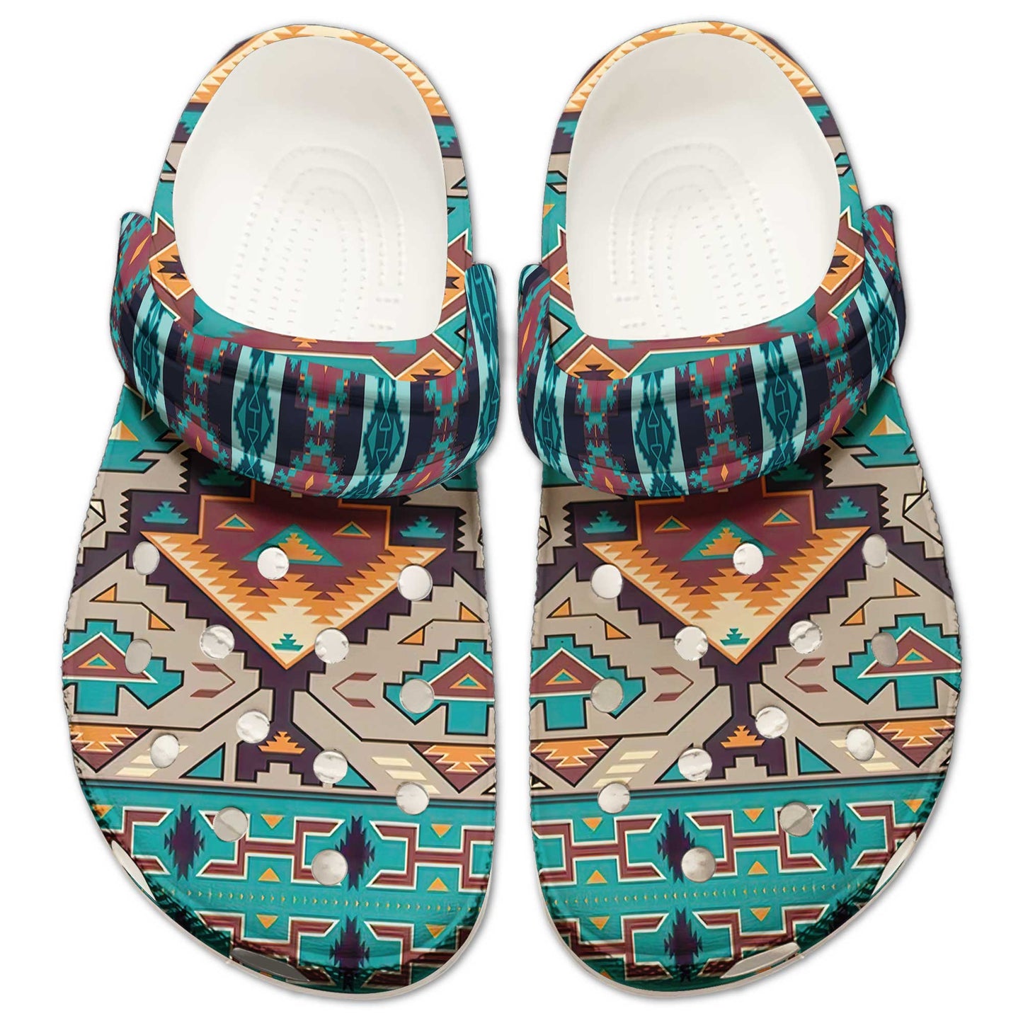 Southwestern Pattern Clogs – Personalized Native Spirit Gift for Loved