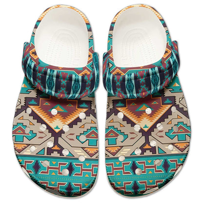 Southwestern Pattern Clogs – Personalized Native Spirit Gift for Loved