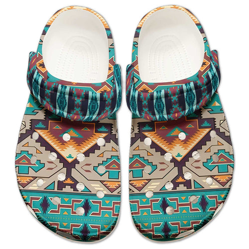 Southwestern Pattern Clogs – Personalized Native Spirit Gift for Loved