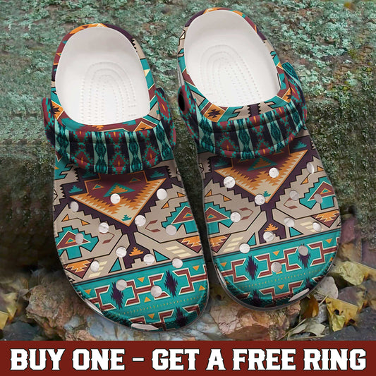 Southwestern Pattern Clogs – Personalized Native Spirit Gift for Loved