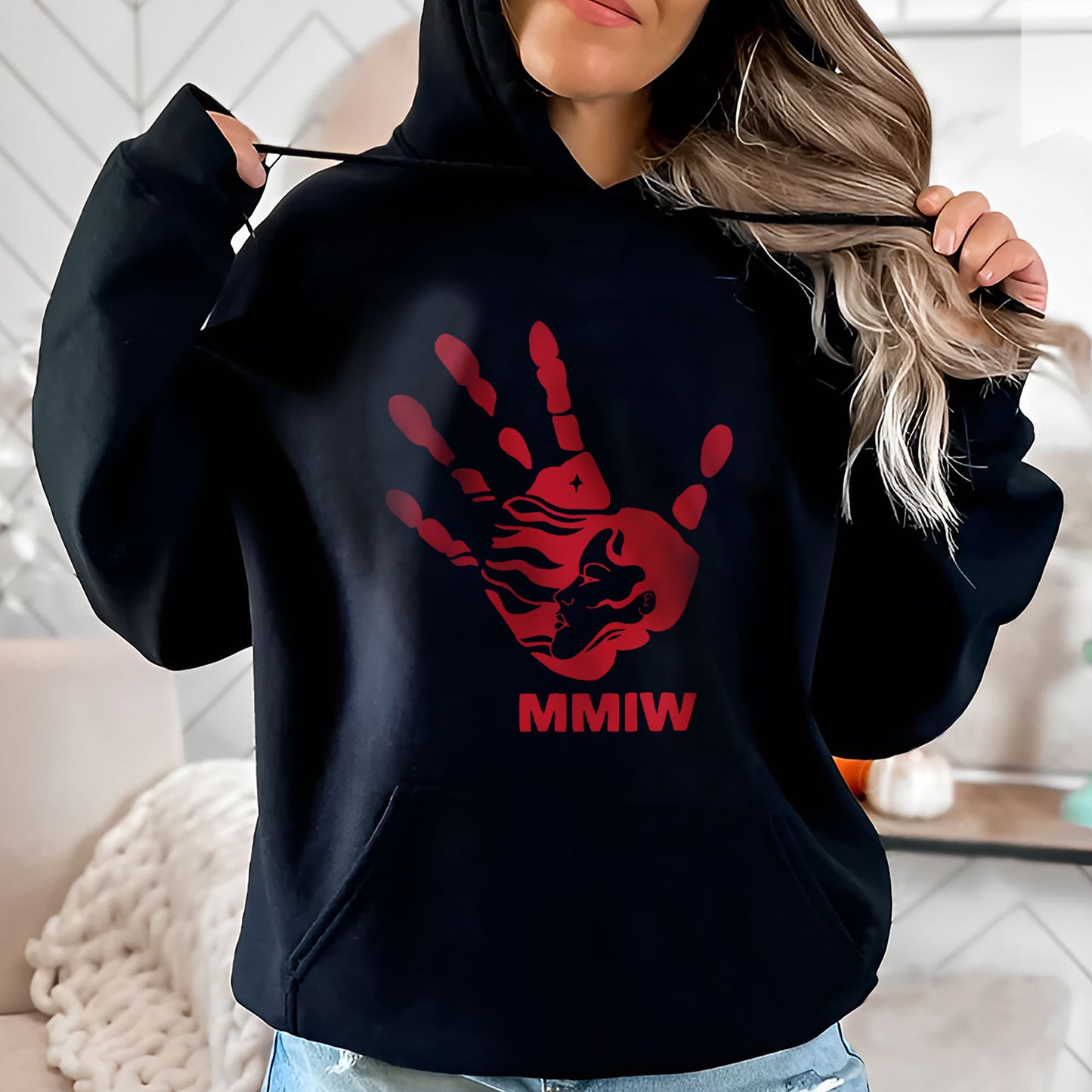 MMIW Red Hand Indigenous Owned Shirt Unisex T-Shirt