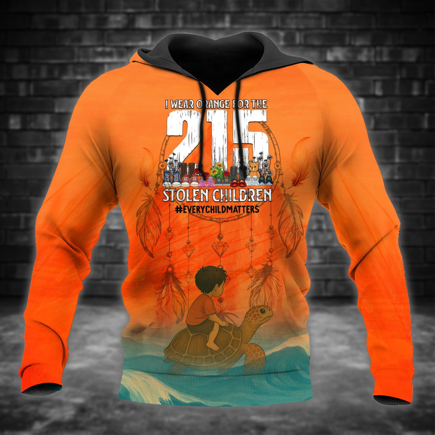 Every Child Matters For Orange Shirt Day 3D Hoodie