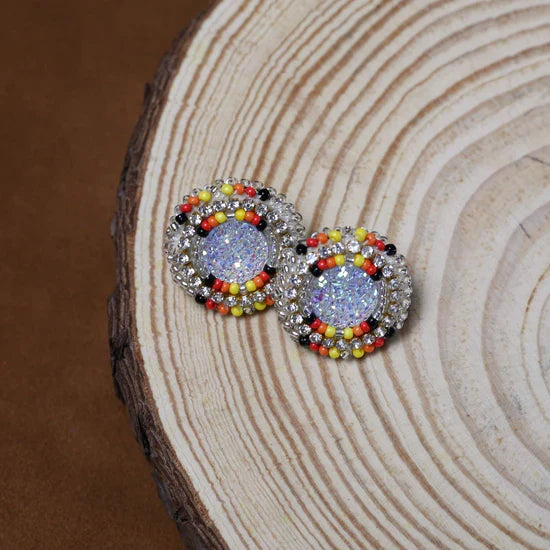 SALE 50% OFF - Around Earrings Beaded Handmade Earrings For Women
