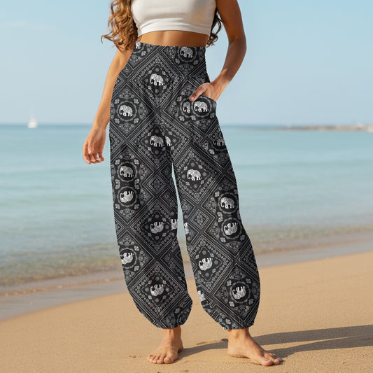 Elephant Harem Pants – Yoga Boho Clothes with Pockets 20