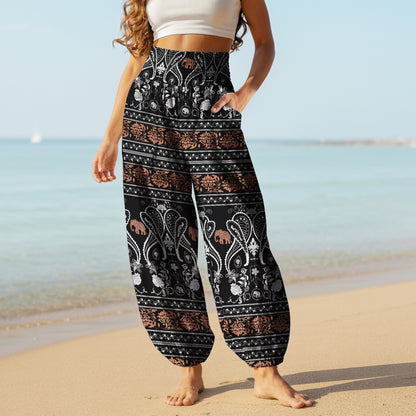 Elephant Harem Pants – Yoga Boho Clothes with Pockets 21