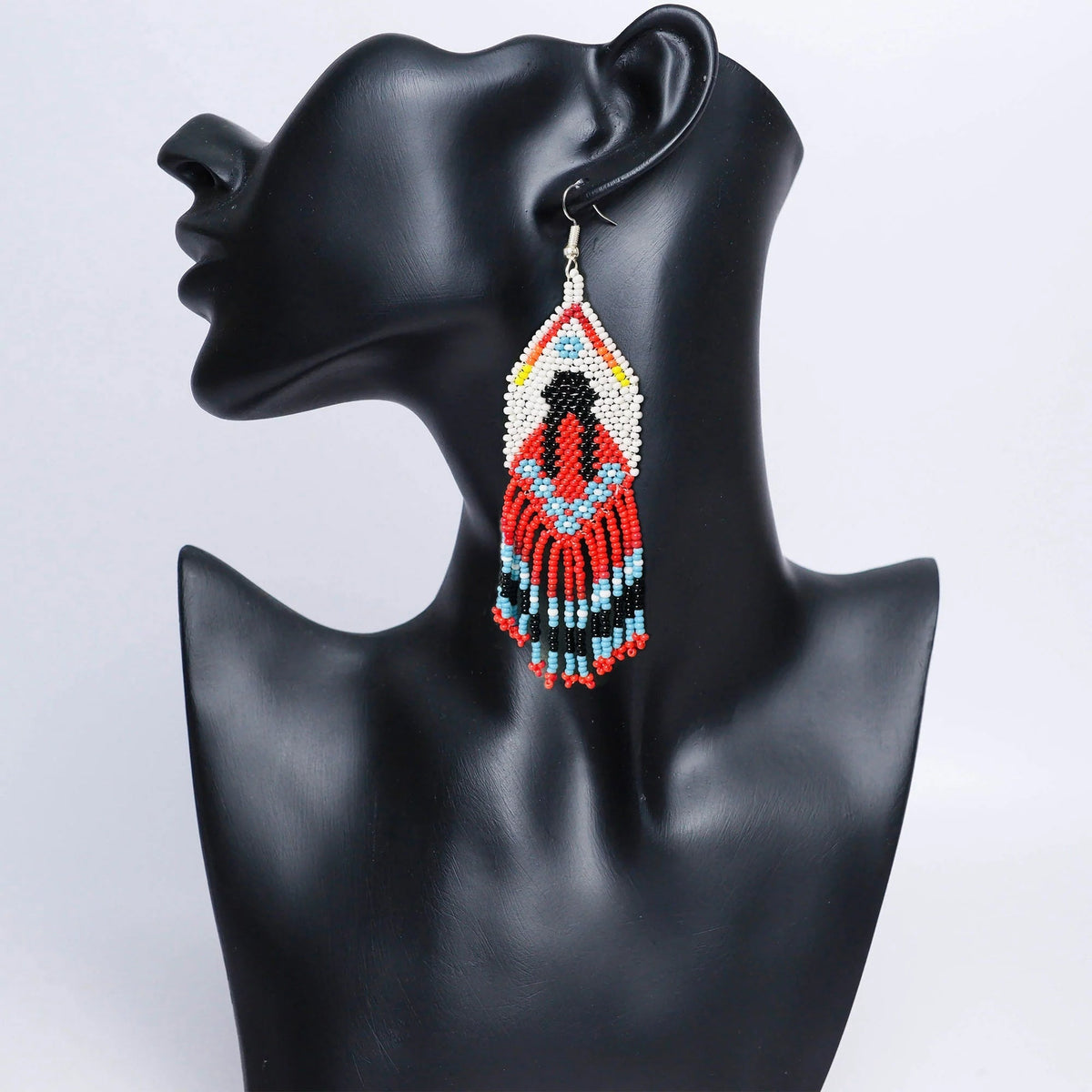 Premium MMIW Handmade Beaded Necklace Long Native American Style for Women
