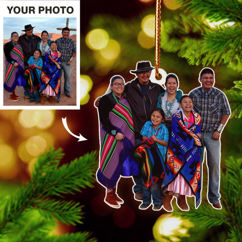Custom Photo Ornament Acrylic – Personalized Christmas Gift