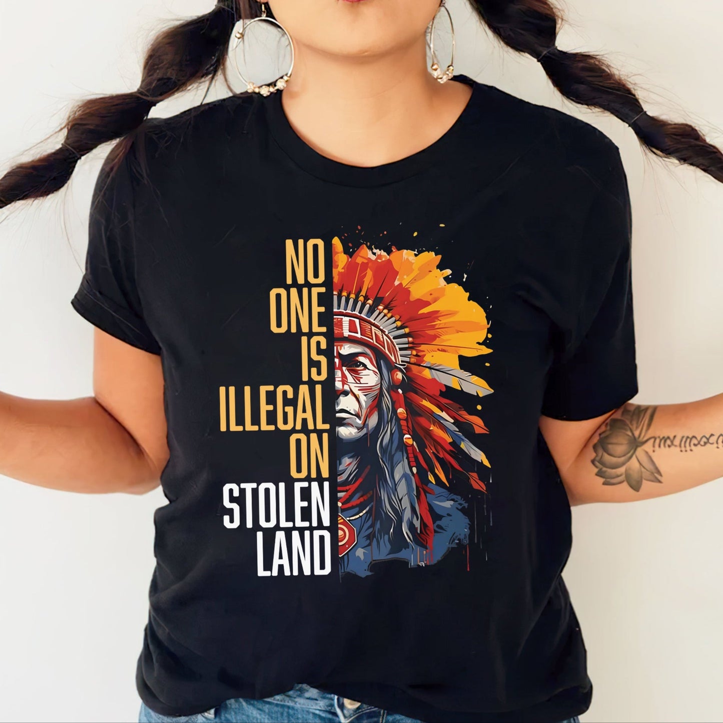 NO ONE IS ILLEGAL ON STOLEN LAND