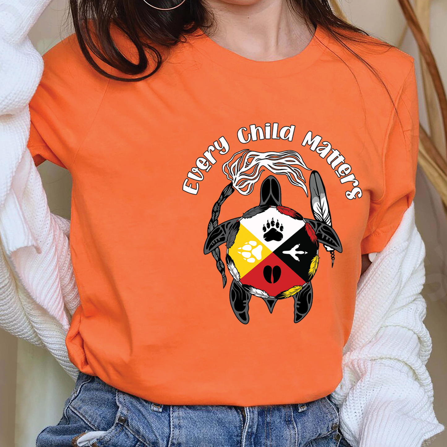 Every Child Matters For Orange Shirt Day Unisex T-Shirt/Hoodie/Sweatshirt 143