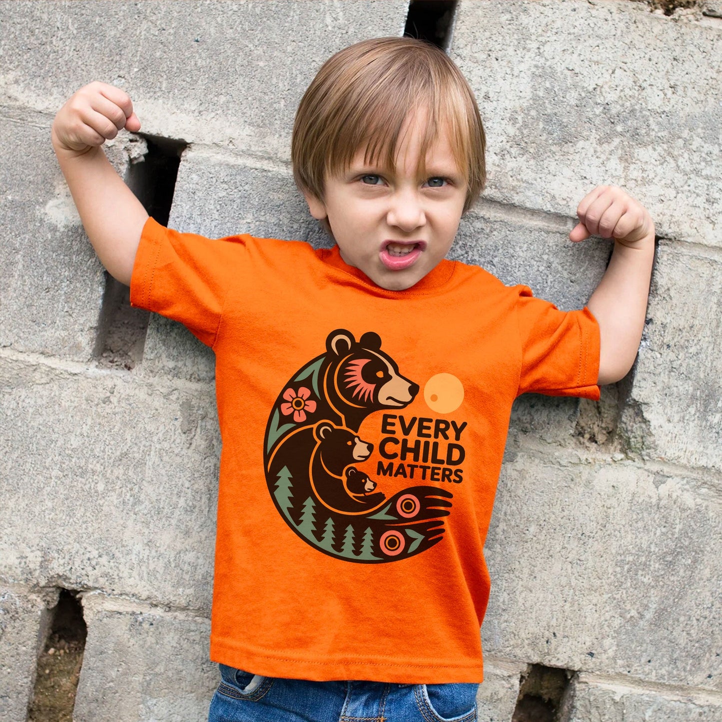 Every Child Matters Bear Family Unisex T-shirt/Hoodie/Sweatshirt