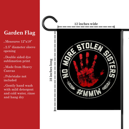 No More Stolen Sisters MMIW - Native American Flag Garden House Yard for Decor Outdoor