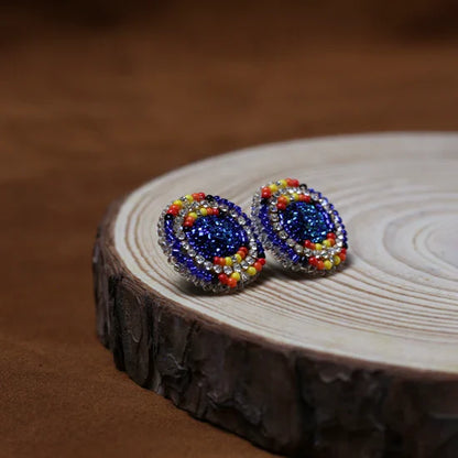 SALE 50% OFF - Around Earrings Beaded Handmade Earrings For Women