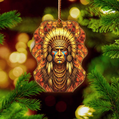 The Guardian Chief – Spirit of Wisdom Ornament Acrylic