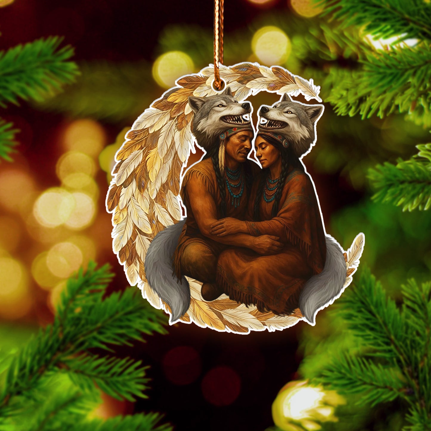 Spirit of the Wolves Chief  - Unique Christmas Gift Decor Flat Acrylic