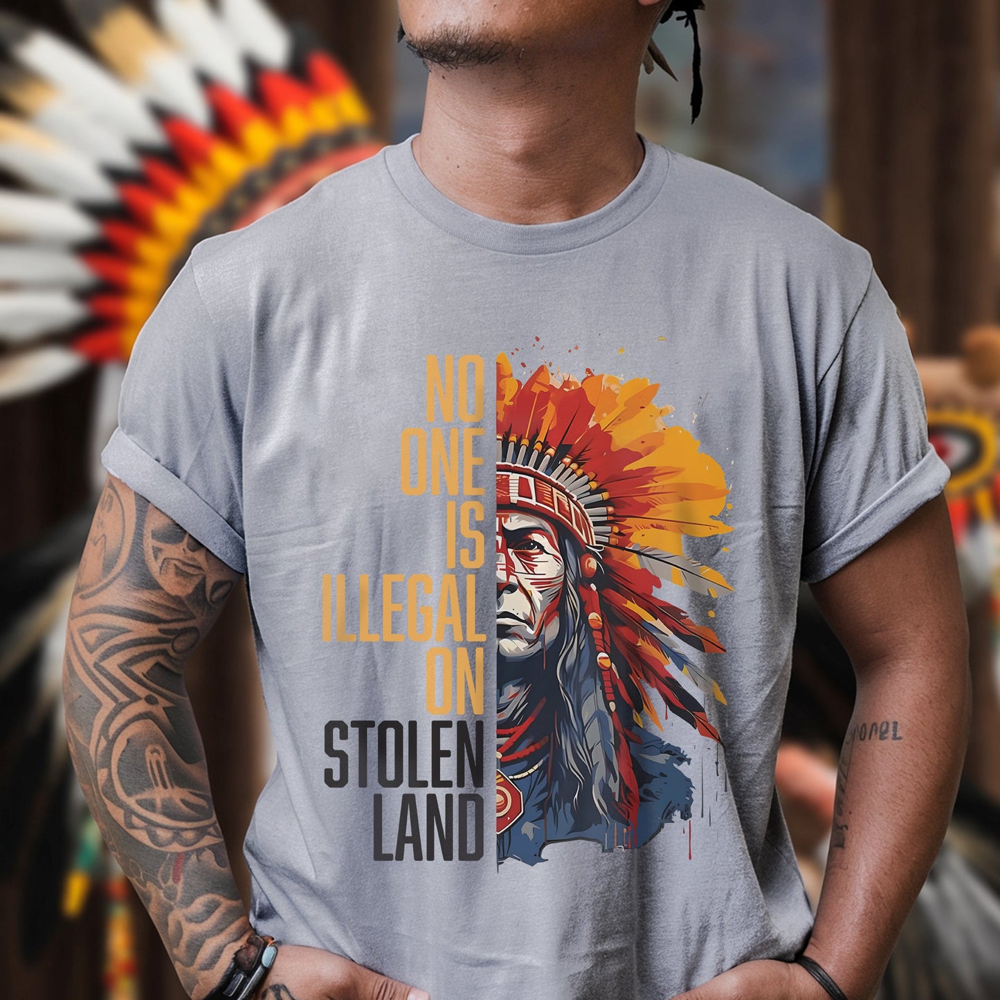 NO ONE IS ILLEGAL ON STOLEN LAND
