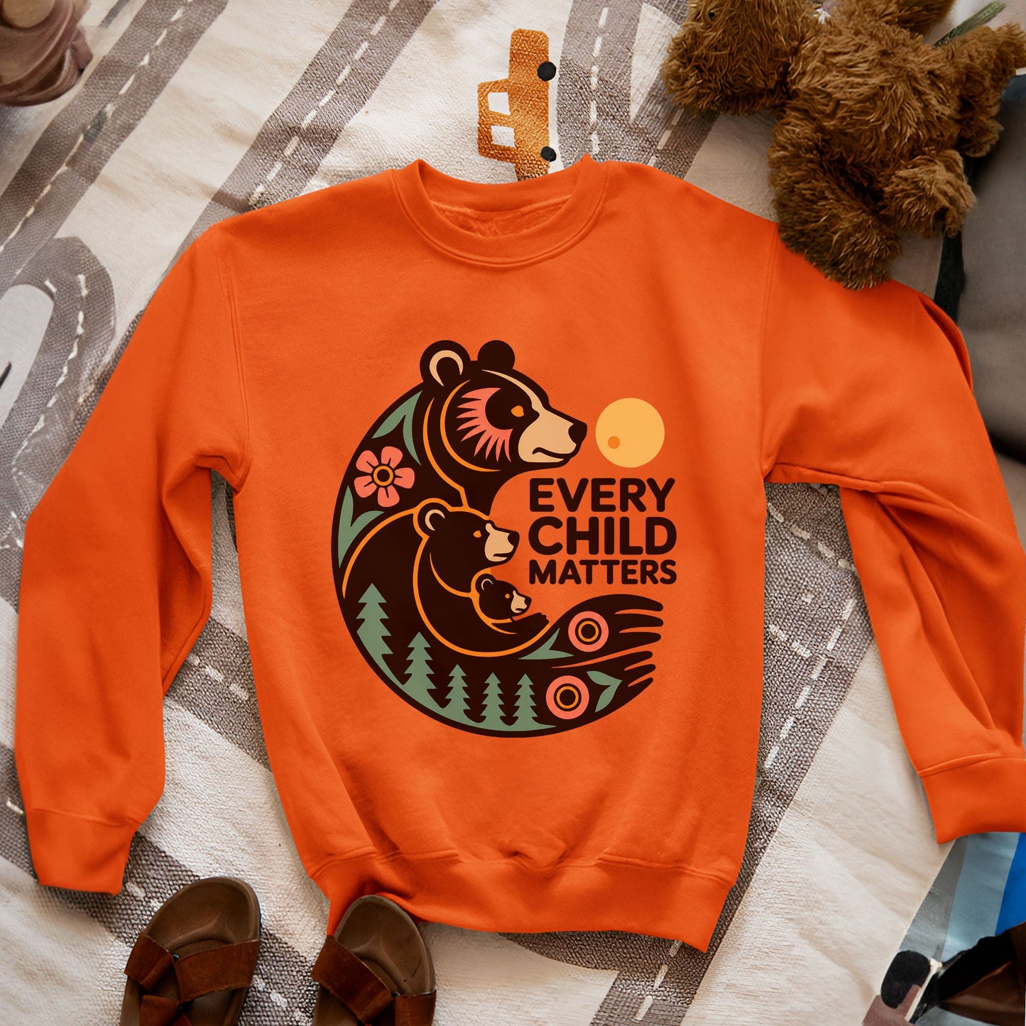 Every Child Matters Bear Family Unisex T-shirt/Hoodie/Sweatshirt