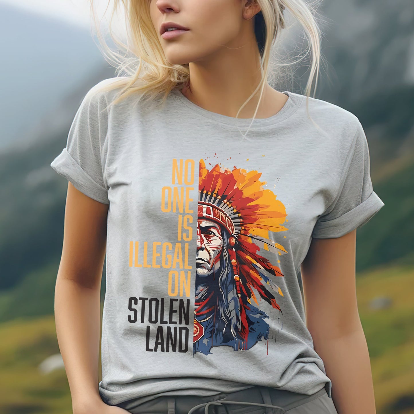 NO ONE IS ILLEGAL ON STOLEN LAND