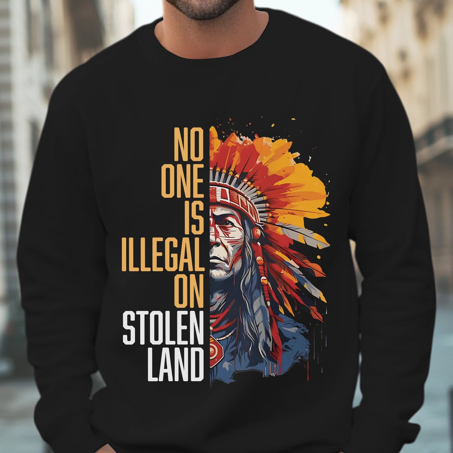 NO ONE IS ILLEGAL ON STOLEN LAND