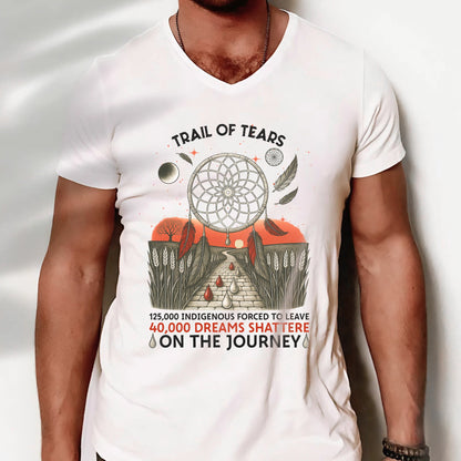 Trail Of Tears - 125000 Indigenous Forced To Leave 40000 Dreams Shattere Unisex T-Shirt/Hoodie/Sweatshirt