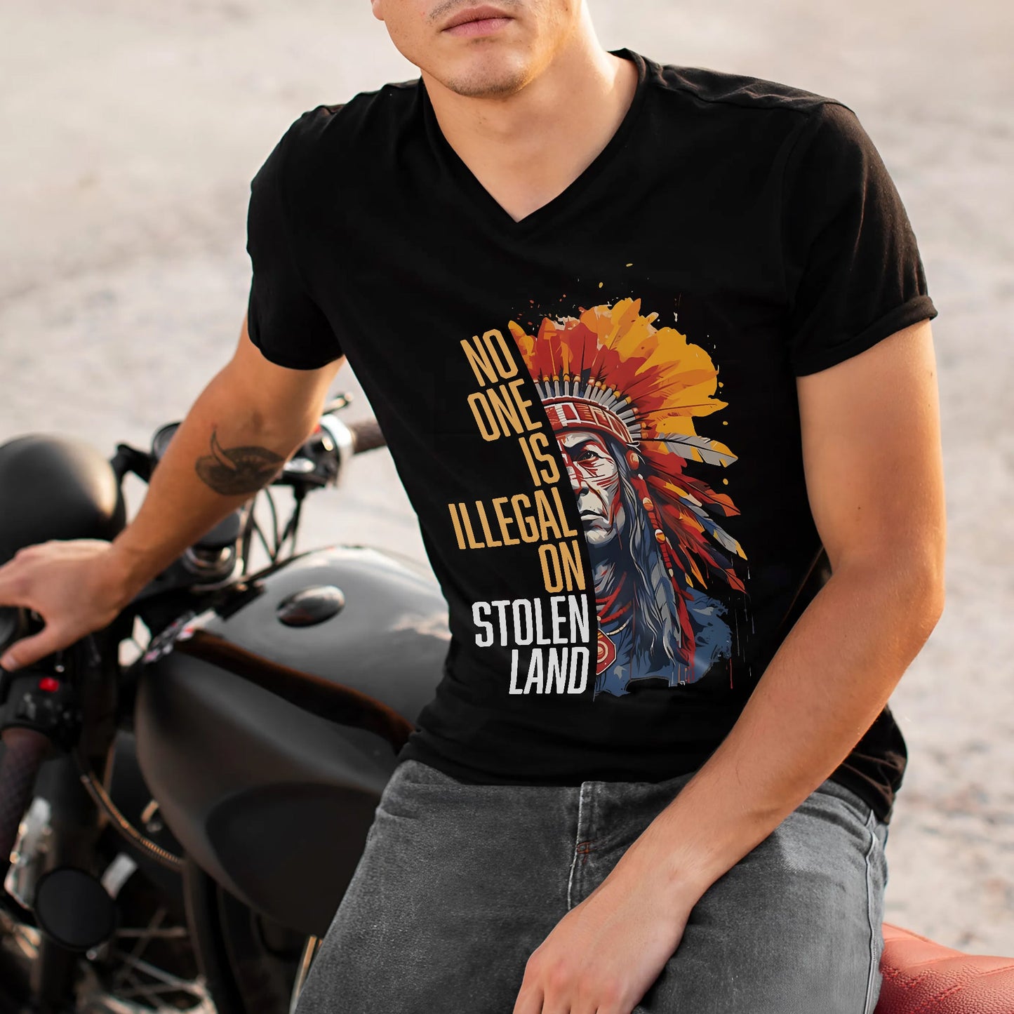 NO ONE IS ILLEGAL ON STOLEN LAND